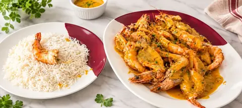 Grilled shrimps