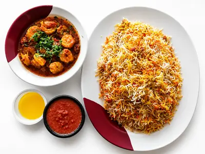 Shrimps Biryani