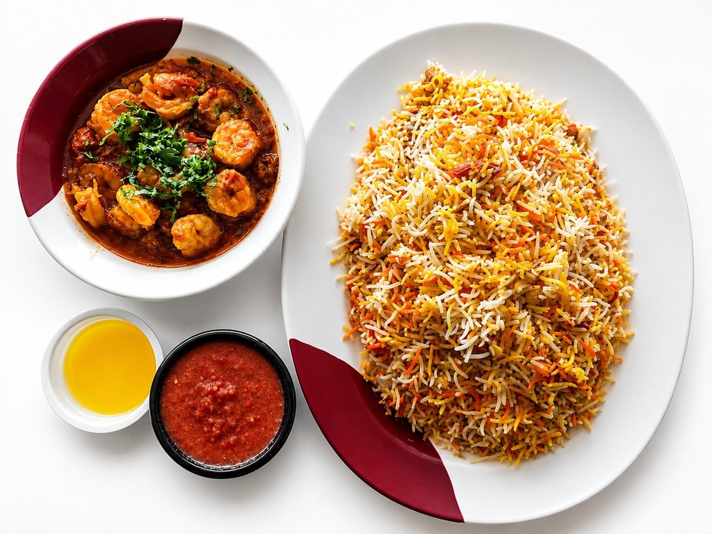 Shrimps Biryani
